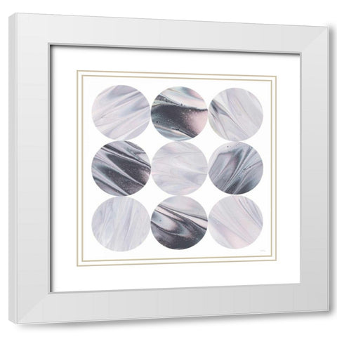 Dark Matter IV White Modern Wood Framed Art Print with Double Matting by Rhue, Piper