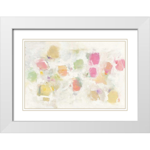 Levitation White Modern Wood Framed Art Print with Double Matting by Schick, Mike