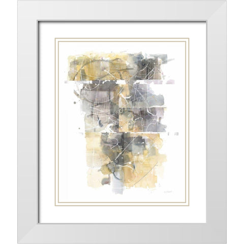Moving In and Out of Traffic I White Modern Wood Framed Art Print with Double Matting by Schick, Mike