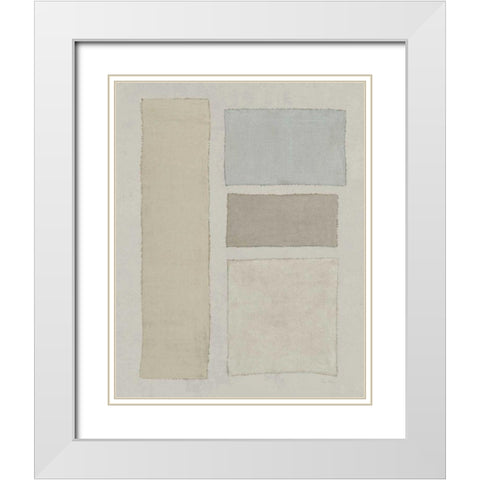 Painted Weaving III FB White Modern Wood Framed Art Print with Double Matting by Rhue, Piper
