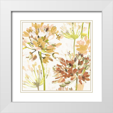 Neutral Medley IV White Modern Wood Framed Art Print with Double Matting by Portfolio, Wild Apple