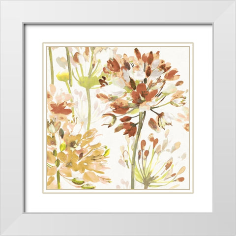 Neutral Medley V White Modern Wood Framed Art Print with Double Matting by Portfolio, Wild Apple