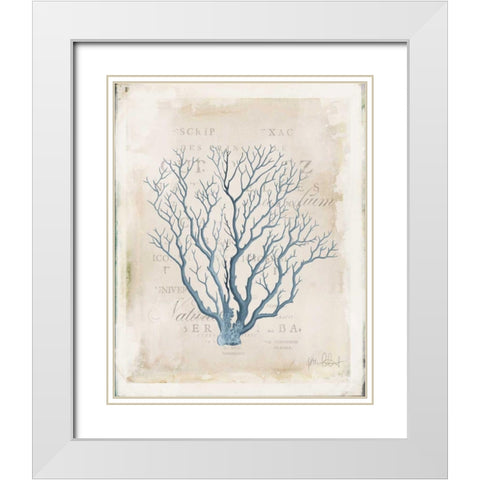 Sea Garden V White Modern Wood Framed Art Print with Double Matting by Pertiet, Katie