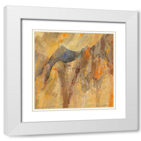 Canyon 3B White Modern Wood Framed Art Print with Double Matting by Hristova, Albena