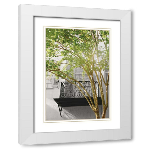 City Romance Grey White Modern Wood Framed Art Print with Double Matting by Studio, Brookview