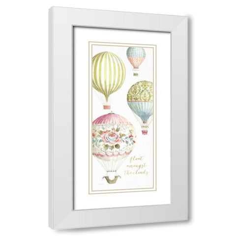 Beautiful Romance XII White Modern Wood Framed Art Print with Double Matting by Audit, Lisa