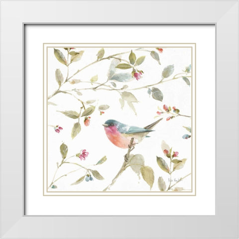 Beautiful Romance XVIII White Modern Wood Framed Art Print with Double Matting by Audit, Lisa