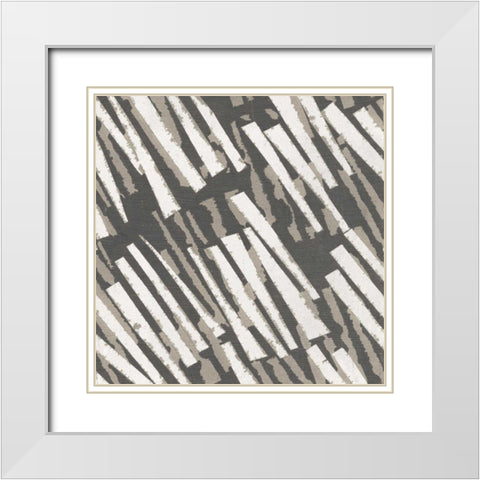 Fun on the Fourth III Neutral White Modern Wood Framed Art Print with Double Matting by Wild Apple Portfolio