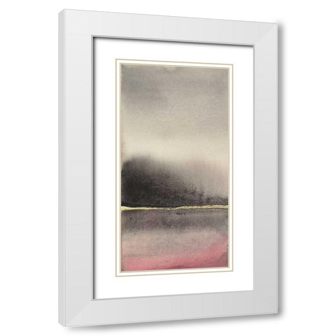 After the Storm I White Modern Wood Framed Art Print with Double Matting by Paschke, Chris
