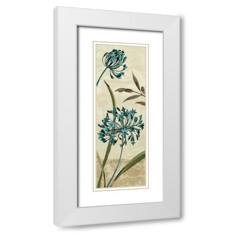 Growing II White Modern Wood Framed Art Print with Double Matting by Audit, Lisa