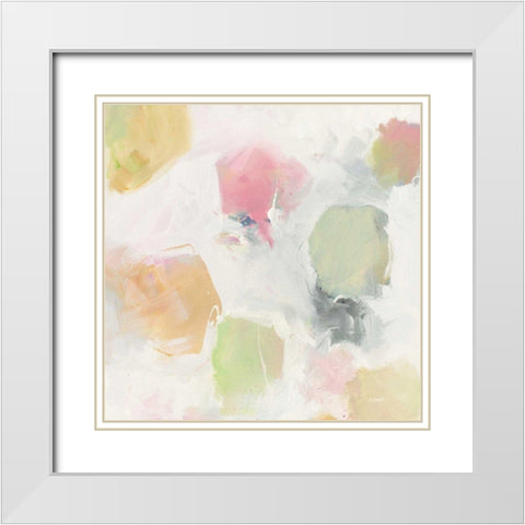 Ideas Held Aloft II White Modern Wood Framed Art Print with Double Matting by Schick, Mike