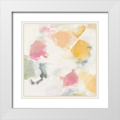 Ideas Held Aloft III White Modern Wood Framed Art Print with Double Matting by Schick, Mike