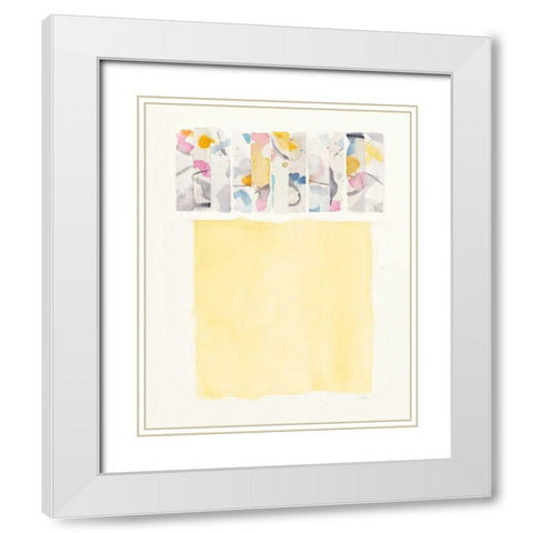 Day Dream V White Modern Wood Framed Art Print with Double Matting by Schick, Mike