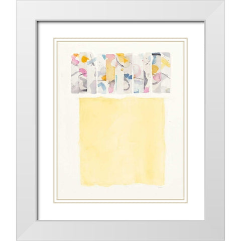 Day Dream V White Modern Wood Framed Art Print with Double Matting by Schick, Mike