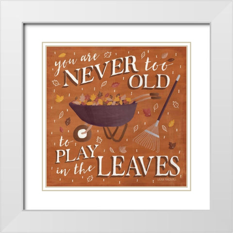 Autumn Enchantment VII White Modern Wood Framed Art Print with Double Matting by Marshall, Laura
