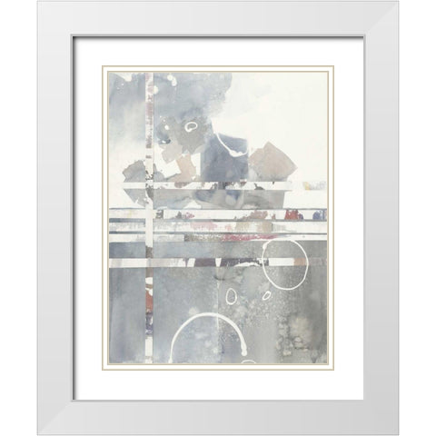 Inbound Traffic White Modern Wood Framed Art Print with Double Matting by Schick, Mike