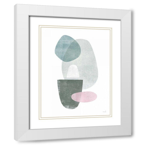 Dream I White Modern Wood Framed Art Print with Double Matting by Hershey, Moira