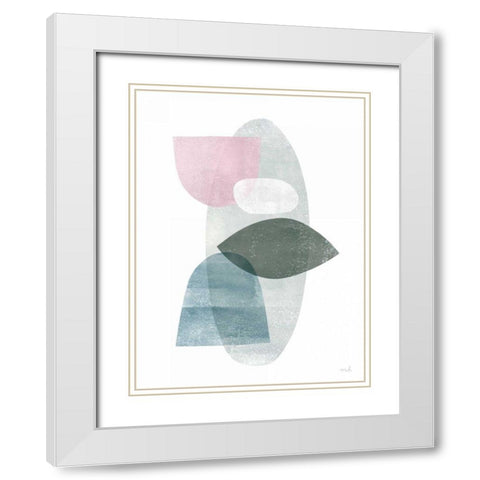 Dream III White Modern Wood Framed Art Print with Double Matting by Hershey, Moira
