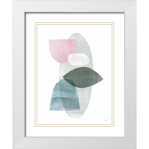 Dream III White Modern Wood Framed Art Print with Double Matting by Hershey, Moira