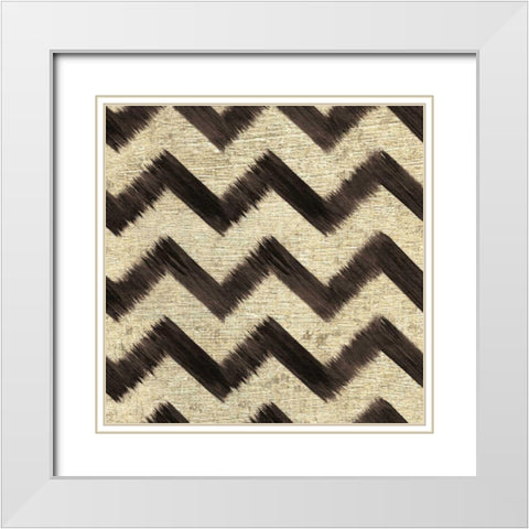 Shoe Fetish Pattern II A White Modern Wood Framed Art Print with Double Matting by Adams, Emily