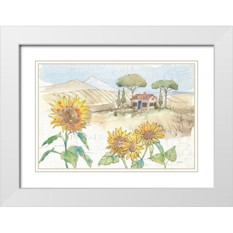 Tuscan Elegance III White Modern Wood Framed Art Print with Double Matting by Tavoletti, Anne