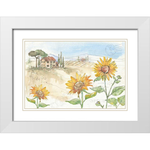 Tuscan Elegance IV White Modern Wood Framed Art Print with Double Matting by Tavoletti, Anne