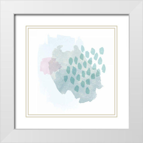 Sublime II White Modern Wood Framed Art Print with Double Matting by Hershey, Moira