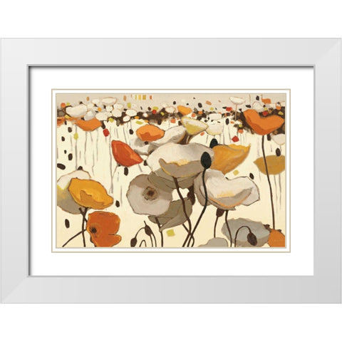 Neutrality White Modern Wood Framed Art Print with Double Matting by Novak, Shirley