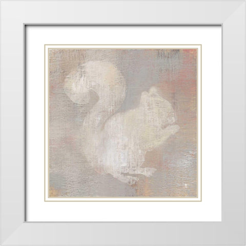Lodge Fauna I FB White Modern Wood Framed Art Print with Double Matting by Studio Mousseau