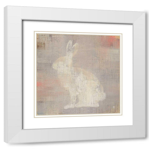 Lodge Fauna II FB White Modern Wood Framed Art Print with Double Matting by Studio Mousseau