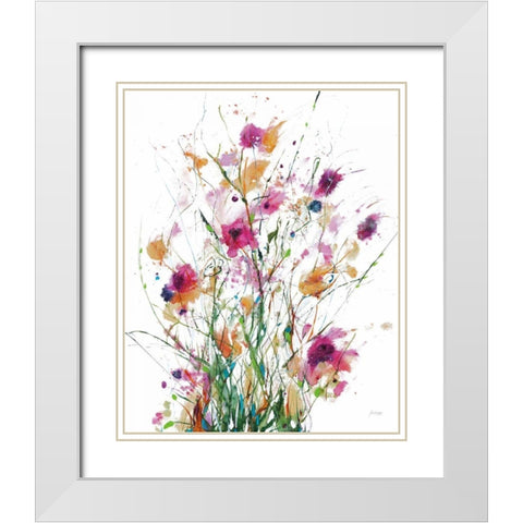 Hidden on White Crop White Modern Wood Framed Art Print with Double Matting by Griggs, Jan