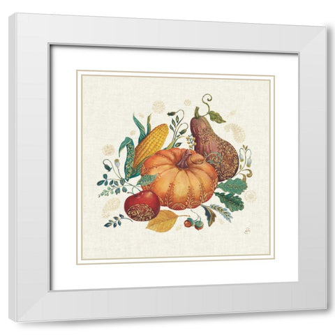 Spice Season VII White Modern Wood Framed Art Print with Double Matting by Brissonnet, Daphne