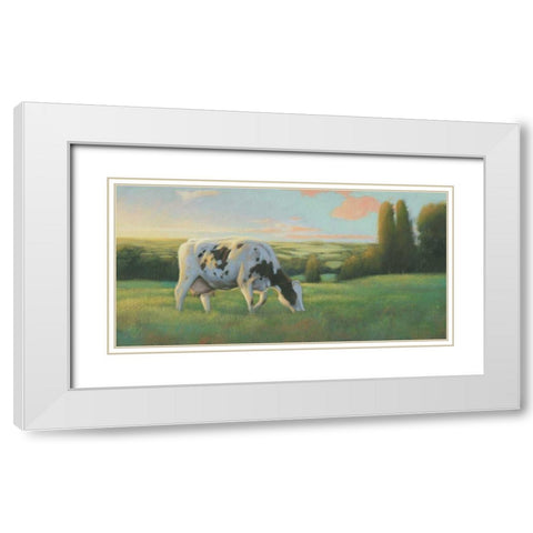 Farm Life I White Modern Wood Framed Art Print with Double Matting by Wiens, James