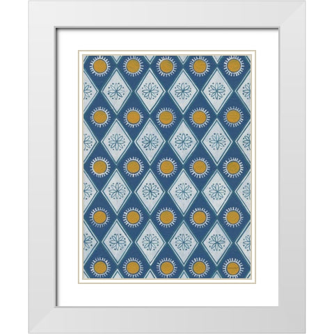 Sunny Designs I White Modern Wood Framed Art Print with Double Matting by Lovell, Kathrine