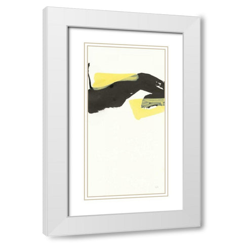 Minimal Panel I White Modern Wood Framed Art Print with Double Matting by Paschke, Chris