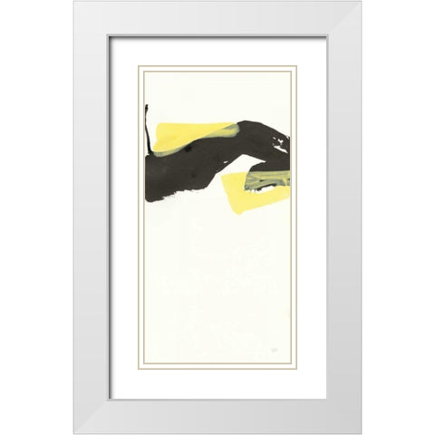 Minimal Panel I White Modern Wood Framed Art Print with Double Matting by Paschke, Chris