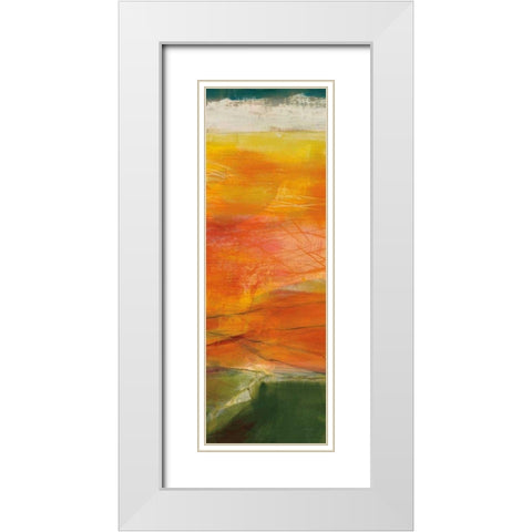 Bog Journey III v2 White Modern Wood Framed Art Print with Double Matting by Maye, Jo