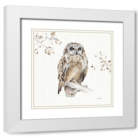 A Woodland Walk VIII White Modern Wood Framed Art Print with Double Matting by Audit, Lisa