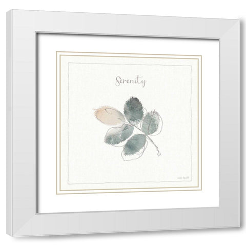 A Woodland Walk XVIII White Modern Wood Framed Art Print with Double Matting by Audit, Lisa