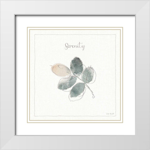 A Woodland Walk XVIII White Modern Wood Framed Art Print with Double Matting by Audit, Lisa