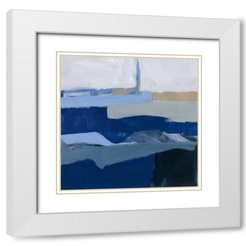 Crisp Day v2 White Modern Wood Framed Art Print with Double Matting by Maye, Jo