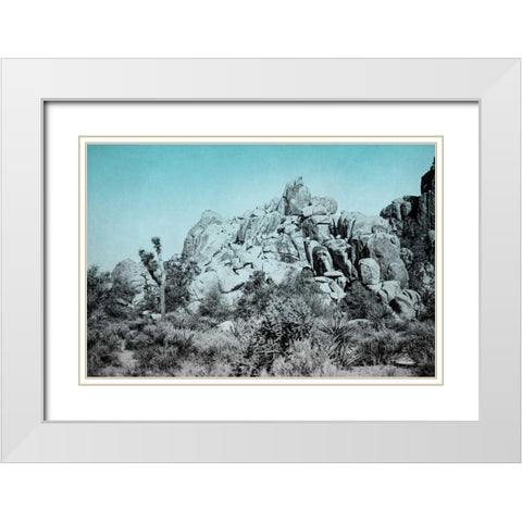 Ombre Adventure III White Modern Wood Framed Art Print with Double Matting by Urquhart, Elizabeth