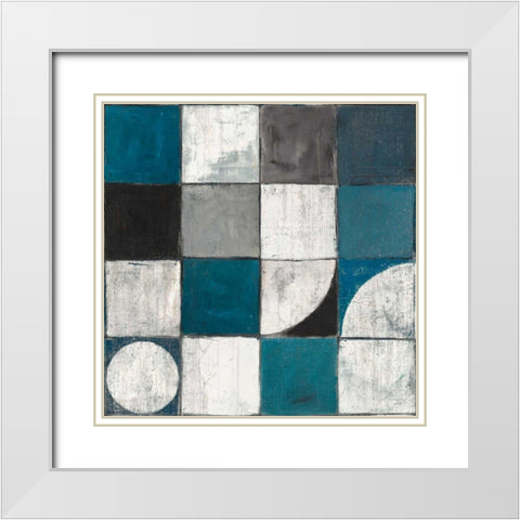 Tango Detal I BW White Modern Wood Framed Art Print with Double Matting by Schick, Mike
