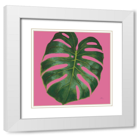 Welcome to Paradise XIII on Pink White Modern Wood Framed Art Print with Double Matting by Penner, Janelle