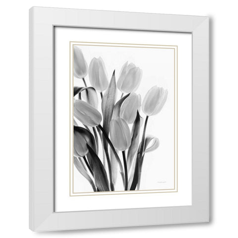 Shadows and Light II White Modern Wood Framed Art Print with Double Matting by Urquhart, Elizabeth