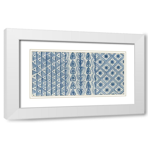 Windjammer V White Modern Wood Framed Art Print with Double Matting by Lovell, Kathrine