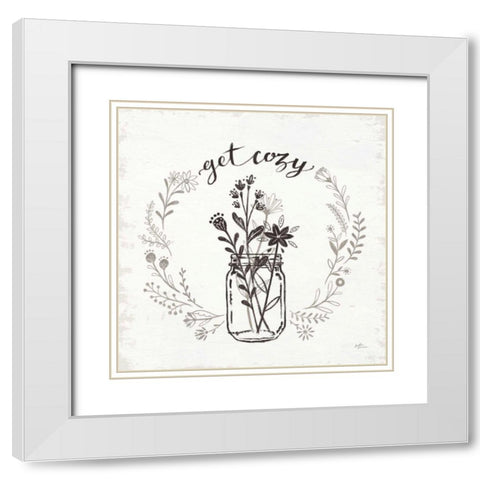 Our Nest VIII White Modern Wood Framed Art Print with Double Matting by Penner, Janelle