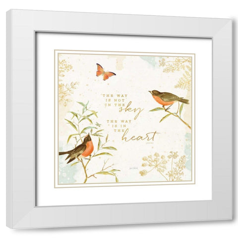 Natures Wisdom II White Modern Wood Framed Art Print with Double Matting by Pertiet, Katie