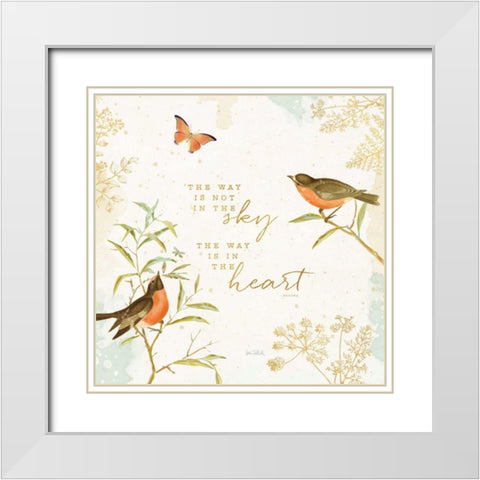 Natures Wisdom II White Modern Wood Framed Art Print with Double Matting by Pertiet, Katie