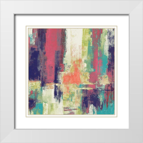 Castanets Crop Bright White Modern Wood Framed Art Print with Double Matting by Vassileva, Silvia